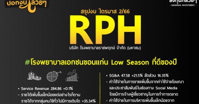 สรุปงบ หุ้น RPH ไตรมาส 2/2566
