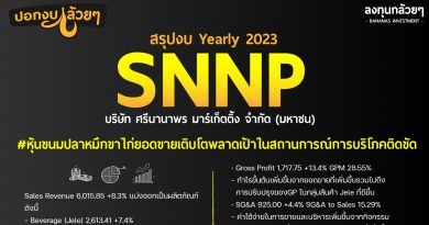 สรุปงบการเงิน หุ้น SNNP Yearly2023