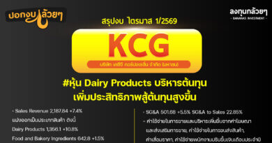 สรุปงบการเงิน และ Earnings Call หุ้น KCG ไตรมาส 1/2569