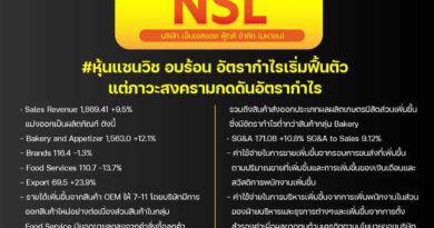 สรุปงบการเงิน หุ้น NSL ไตรมาส 1/2569
